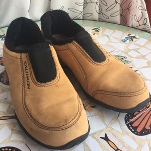 Salomon leather shoes